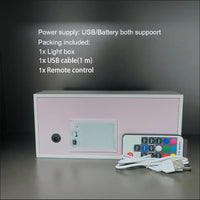 MotionFrame™ — Caja de Luz Anime 3D de Papel Tallado con LED