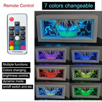 MotionFrame™ — Caja de Luz Anime 3D de Papel Tallado con LED